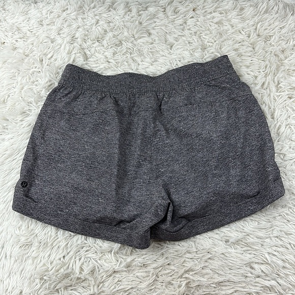 Lululemon Spring Break Away Short *4-way Stretch 3" Heather Lux Multi Black - Picture 4 of 5